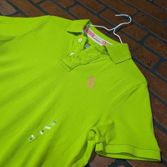 Abercrombie & Fitch Men's M NWT Pink Moose Muscle Polo Shirt - Picture 1 of 12